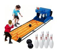 Machine de Bowling à Domicile avec Effets sonores de Simulation, Retour Automatique de Balle Pliable et Tableau de Bord LED, Ensemble de Bowling Portable à 2 Joueurs, pour Les Loisirs en intéri 3.5 m