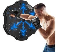 Machine de Boxe Avec Gants, Appareil de Boxe Électronique Bluetooth Mural Pour L'entraînement de la Vitesse de Réaction Œil-main, Adapté À L'entraînement À Domicile Et En Salle de Sport Pour Les Enfan