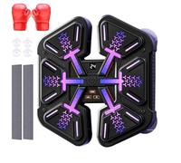 Machine de boxe avec musique, perforatrice de musique, appareil d'entraînement de musique intelligent, équipement de frappe de boxe, entraîneur de boxe multifonction pour le sport, le divertissement