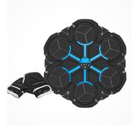 Machine de boxe Bluetooth, musique, zones de frappe, gants inclus