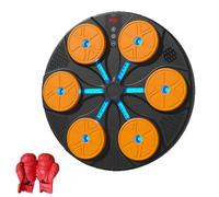 Machine de boxe, entraînement de musique mural avec gants et 8 modes de vitesse pour une utilisation en intérieur, parfait pour la maison, le bureau et la salle de sport