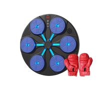 Machine de Boxe - Entraîneur d'exercice Électronique Intelligent,avec Lumières LED sans Fil Murale Machine De Frappe Musicale pour Adultes,pour Hommes Gym Maison Sports d'Intérieur Entraînement