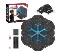 Machine de boxe | Entraîneur interactif intelligent à 3 modes - Avec couleur et compteur LED Machine d'entraînement de musique de boxe, pour femme, bureau, gym, entraînement physique au