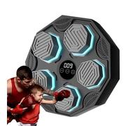 Machine De Boxe - Équipement D'Entraînement Sportif,avec Lumières LED Machine De Boxe Musicale De Frappe Murale,pour Femmes Hommes Garçons Salle De Sport Maison Fitness