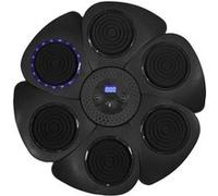 Machine de boxe murale avec enceinte intégrée et une paire de gants et 4 bandes auto-agrippantes - - ALTOBUY Noir