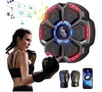 Machine de Boxe Musicale Adulte - PRUMYA - 9 Modes de Vitesse - Gants de Boxe Inclus - Bluetooth L