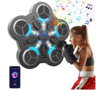 Machine de Boxe Musicale, Bluetooth et vitesse réglable, dispositifs de formation cible murale pour les exercices avec gants