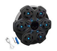 Machine de boxe musicale - Boîte de boxe pour entraînement, entraînement interactif | Coussin de boxe mural, entraîneur de musique de boxe, équipement d'entraînement pour enfants