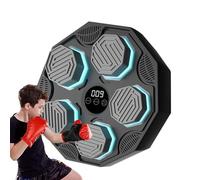 Machine De Boxe Musicale | Entraîneur De Fitness Intelligent - Avec Lumières LED Machine De Boxe Musicale De Frappe Murale,Pour Femmes Hommes Garçons Salle De Sport Maison Fitness