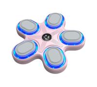 Machine de Boxe Musicale - Entraîneur de Frappe Mural Intelligent, équipement interactif sans Fil, de réaction de Rythme LED | Exercice de Gym à Domicile pour entraînement de Fitness