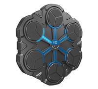 Machine de Boxe Musicale, Entraîneur Interactif de Punching Murale avec Écouteurs de Boxe, Appareil d'Exercices Musicaux pour la Maison, Le Bureau et la Salle de, Cadeau (Gants pour Enfants)