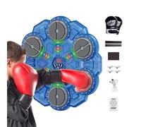 Machine de boxe musicale - Entraîneur interactif intelligent 34 x 33,5 cm, de boxe électronique sans fil, équipement d'entraînement de réaction au rythme | Hommes Femmes Adolescents Filles Utili