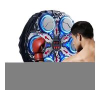 Machine de boxe musicale | Équipement d'entraînement intelligent | Objectif de boxe mural pour amateurs de fitness, salle de sport, maison, bureau, salon ou chambre