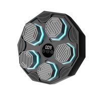 Machine De Boxe Musicale - Équipement D'Entraînement Sportif | avec Lumières LED Machine De Boxe Musicale De Frappe Murale - pour Femmes Garçons Salle De Sport Maison Fitness