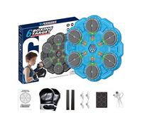 Machine de boxe musicale - équipement sans fil rechargeable, perforateur de musique - pour garçons filles étudiants étudiants étudiants sports passionnés salle de sport salle de jeux