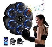 Machine de boxe musicale, expérience de machine de boxe intelligente, machine de boxe révolutionnaire l'entraînement, support mural intelligent Bluetooth avec un gant de boxe pour enfants, adultes