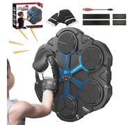 Machine de boxe musicale intelligente - Entraîneur de frappe à LED, support mural de style , 3 modes avec lumières et sons colorés | Équipement de fitness interactif pour adultes, hommes, femmes,