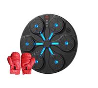 Machine De Boxe Musicale Intelligente,Équipement De Fitness | avec Lumières LED sans Fil Boxe Musicale Murale pour Adultes | pour Hommes Gym Maison Sports d'Intérieur Entraînement
