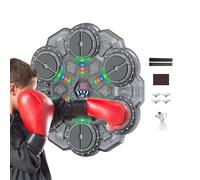 Machine de boxe musicale intelligente - Jouet interactif pour entraînement sans fil avec équipement d'entraînement musical | Jeu de boxe pour hommes, femmes et adolescents