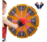 Machine de boxe musicale intelligente | Punching Bag sans fil avec musique, équipement d'entraînement de boxe mural - pour gym, exercice, entraînement, fitness, sport, bureau et usage intérieur