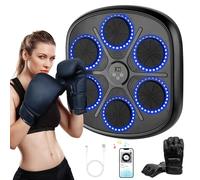 Machine De Boxe Musicale, Machine De Boxe Avec Connexion Bluetooth Intelligente, Équipement D'Entraînement De Boxe, Cible De Boxe Intelligente Montée Au Mur, Jeu De Boxe Pour Enfants/Adultes En Famill