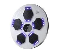 Machine de boxe musicale - Machine de boxe murale | Poinçonneuse électronique avec musique sans fil, machine d'entraînement à la maison pour entraîneur de boxe avec vitesse réglable, boîte