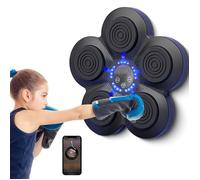 Machine de Boxe Musicale, Machine de Boxe Musicale LED, Portable Wall Mounted Bluetooth Music Électronic Boxer, 9 Vitesses