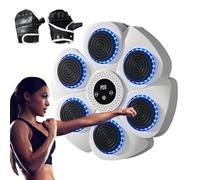 Machine de boxe musicale murale, appareil de fitness, design sans fil, montage mural, peu encombrant, pour les amis de la famille et les