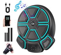 Machine de boxe musicale murale Bluetooth - Cible de frappe musique 8 cibles LED 9 vitesses 10 modes 4000mAh sans perçage