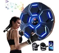 Machine de Boxe Musicale, Music Boxing Machine Adulte, 18 Modes de Vitess, Machine de Boxe Murale Intelligente, Comptage Intelligent et Bluetooth, pour Enfants Adulte Entraînement à la Maison