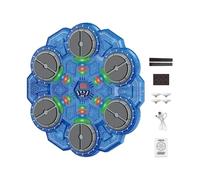 Machine de boxe musicale pour adultes,Jouets entraîneurs interactifs sans fil intelligents,Machine de boîte électronique murale pour garçons | Pour anniversaire Noël hommes femmes maison et