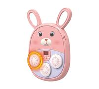 Machine de boxe musicale pour enfants - Machine de boxe intelligente avec design animé rechargeable, plateau musical avec LED pour frapper - Jouet d'entraînement pour enfants en salle de sport