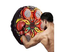 Machine de Boxe Musicale pour | Équipement d'Entraînement Fitness Intelligent | Entraîneur de Boxe Interactif | pour Adultes Amateurs de Fitness Salle de Sport Bureau Salon Chambre à Coucher
