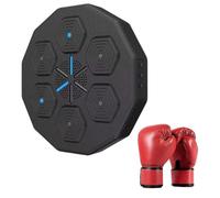 Machine de boxe musicale, tapis de boxe électronique mural, entraînement d'agilité, boxe numérique