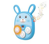Machine de boxe pour adultes - Machine de boxe intelligente avec design animé rechargeable, plateau musical avec LED pour frapper - Jouet d'entraînement pour enfants en salle de sport intérieur