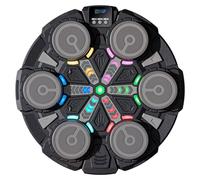 Machine de Boxe pour Enfants, 5 Vitesses, 2 Modes, Machine de Boxe Musicale avec lumières LED, entraîneur Frappe avec Gants pour Exercices à Domicile, 13, 8 x 13, 8 x 1, 6 Pouces, sonnant