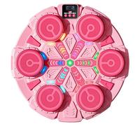 Machine de Boxe pour Enfants avec lumières LED et entraîneur de Frappe, 5 Vitesses, 2 Modes avec Musique, Comprend des Gants pour l'exercice à la Maison, 13, 8 x 13, 8 x 1, 6 Pouces, Style 2 (Couleur