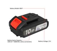 Machine de calfeutrage sans fil 21 V avec tube en aluminium Machine de calfeutrage électrique alimentée par batterie Kit de machine de calfeutrage à main avec buse Batterie 2,0 Ah et chargeur