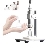 Machine de capsulage de bouteilles de parfum manuelle avec presse en acier inoxydable pour bouchons en plastique, outil de fabrication de parfum