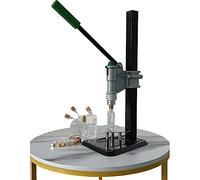 Machine de capsulage de flacon pulvérisateur, capsuleuse manuelle de bouteille de parfum, 13-15 mm en acier inoxydable, machine à sertir pour parfum/huile essentielle, hauteur réglable