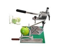Machine de capsulage manuel de noix de coco, outil de perçage de noix de coco pour jus frais - Lame en acier inoxydable 304, base en nylon de qualité alimentaire, trou de 6 cm (1 poignée)