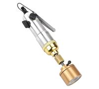 Machine de capsulage pneumatique portable pour bouchon de bouteille - Vitesse réglable - Outil d'étanchéité inversée pour bouchons de 10 à 50 mm