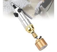 Machine de capsulage pneumatique portable, serrage à bouchon à vis de bouteille à vitesse réglable, entrée d'air de 6,35 mm, un bouton avant/arrière, pour une étanchéité sécurisée, idéale pour les