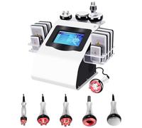 Machine de cavitation pour enlever la graisse corporelle 40K, 6 en 1 RF radiofréquence 40K cavitation amincissante pour la maison et le salon de beauté
