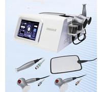 Machine de cavitation Professionnelle avec 3 poignées et 1 Plaque négative, réglable 20 Niveaux d'énergie et 0,25-2,5 W/cm² d'intensité d'onde sonore, Non invasif