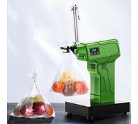 Machine de cerclage automatique à induction, ensemble de légumes électrique avec tige de guidage en alliage d'aluminium et affichage LED, serrage réglable pour aliments et fruits