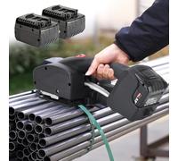 Machine de cerclage électrique avec batterie rechargeable, outil automatique pour l'emballage sécurisé des boîtes et des palettes, dispose de soudage par friction et plusieurs modes de cerclage