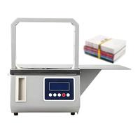 Machine de cerclage électrique compacte avec affichage numérique pour les petites entreprises, supermarchés et vente au détail de légumes, solution d'emballage efficace
