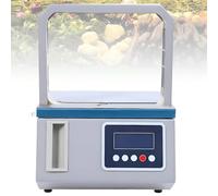 Machine de cerclage électrique compacte avec affichage numérique pour petites entreprises, emballage de supermarché et vente au détail, efficace et facile à utiliser