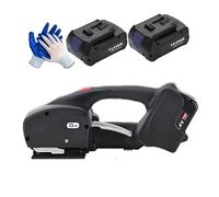 Machine de cerclage électrique modèle Q4 - Outil moteur sans balais pour bande thermofusible PP PET, double batterie, solution de cerclage robuste pour usage industriel